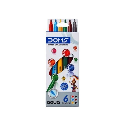 DOMS Aqua Water Colour Pens 6 Shades