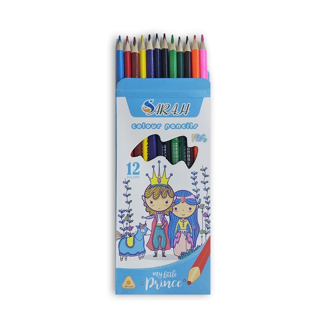 My Little Prince Colour Pencils, For Boys, 12 Colors - الصورة 3